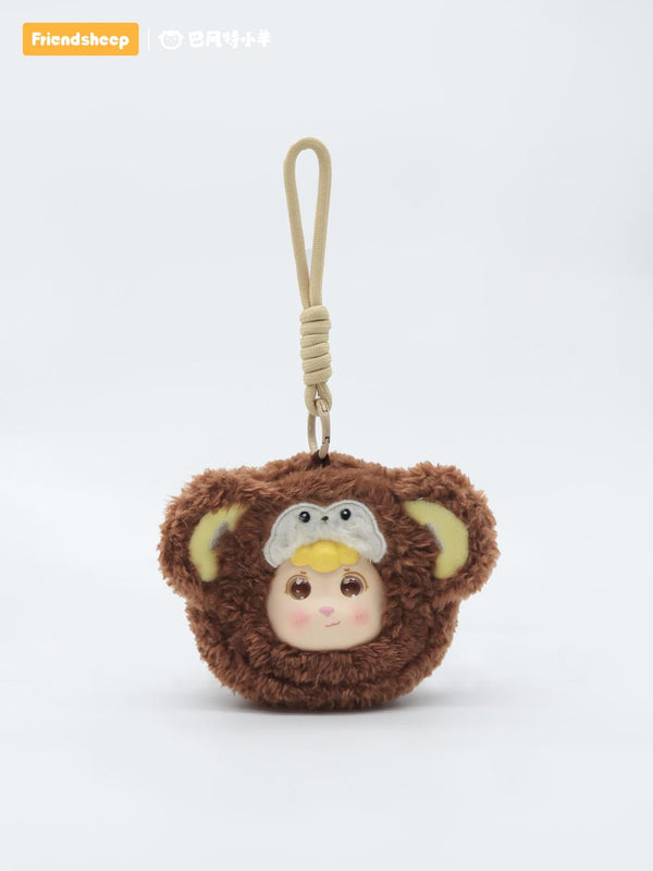 『FRIENDSHEEP』モコモコポーチ サル